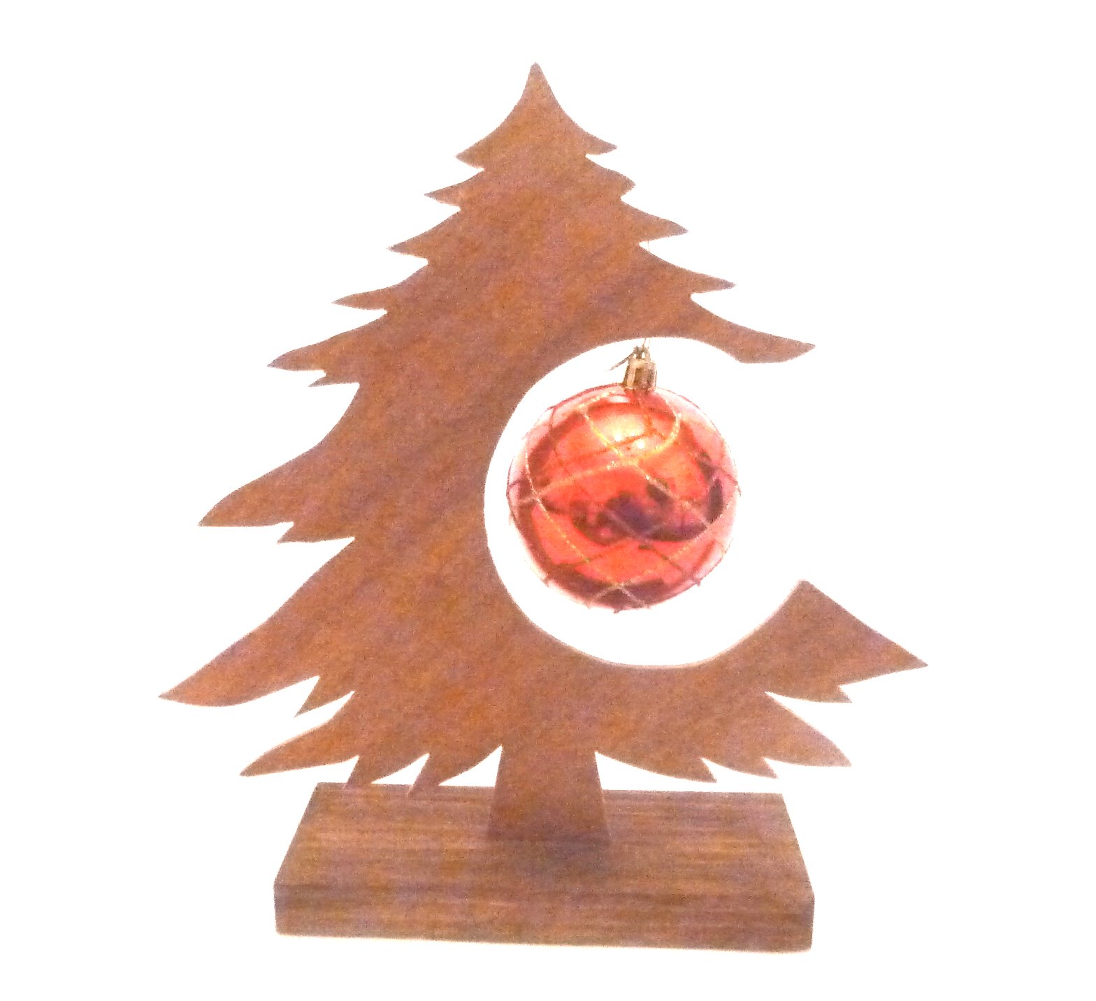 Christmas tree cut away 1 lg bauble