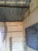 when it rains it washes the walls of the clasroom inside
