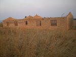 One classroom block finished - money to pay for the roof putting onto the second has been sent