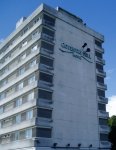 Raising money by abseiling 100 feet from the top of an hotel for children in Africa can be fun!